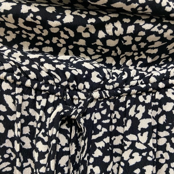 Abercrombie & Fitch strapless black and white patterned pantsuit size xs - Picture 7 of 9